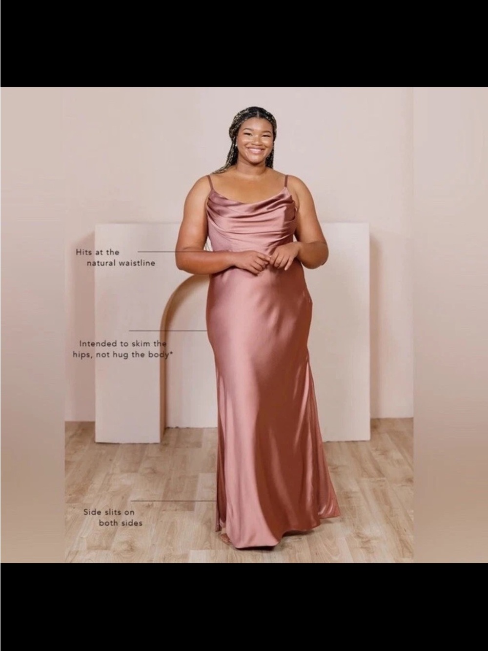 Revelry Skye Satin Evening Dress – NEW WITH TAGS – Size 10 (M)